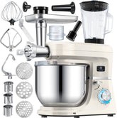 KESSER® 3-in-1 keukenmachine - Keukenrobot - 5,5L - Creme